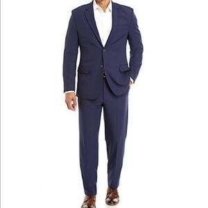 Men’s Navy Nautica Solid Suit - Size 40W 30L